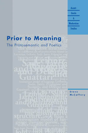Prior to Meaning - Northwestern University Press